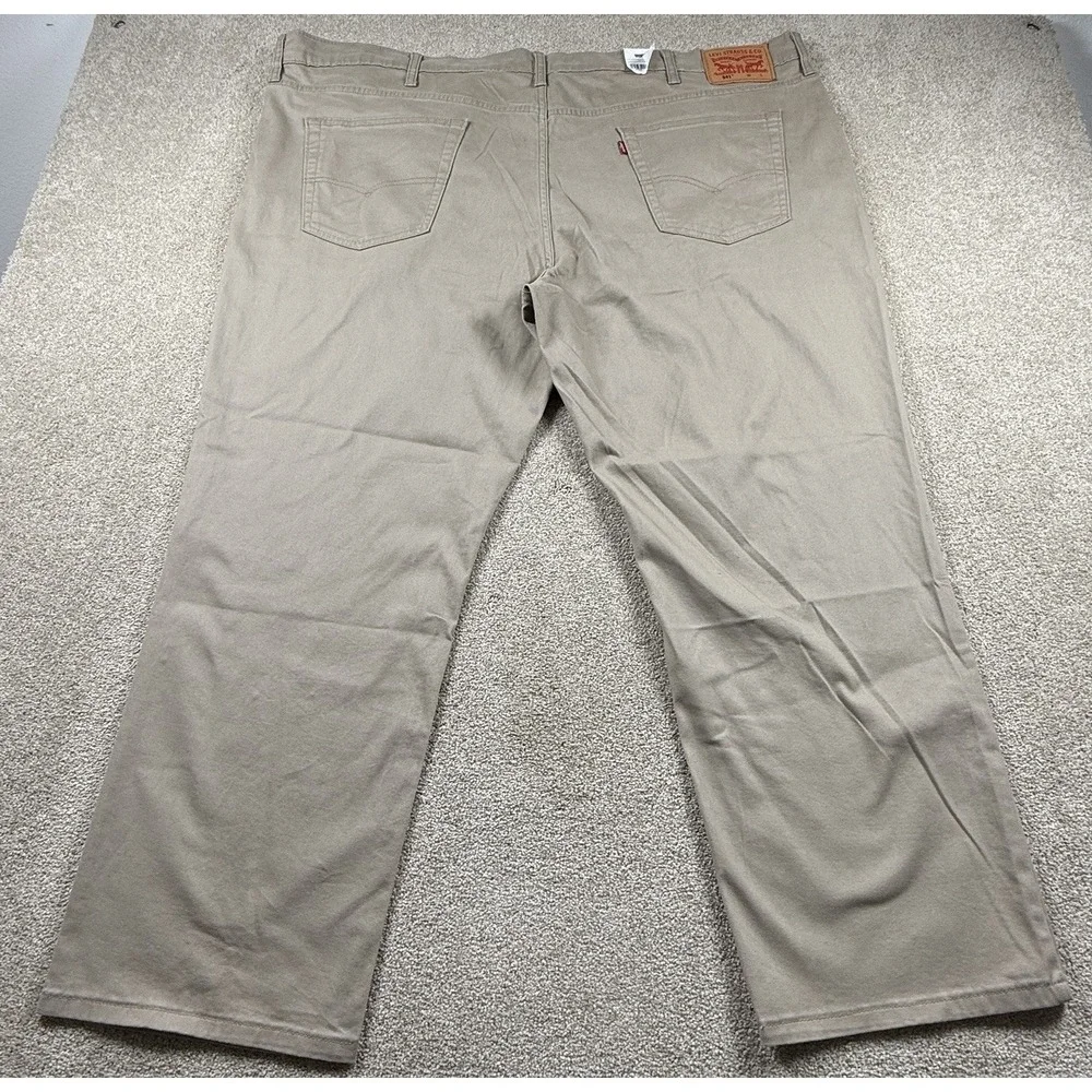 Levi's 541‎ 50x30 Athletic Taper Khaki Pants Mens All Season Tech Tan